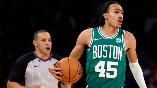 A weird schedule turned into an opportunity for role players, and Dalano Banton made the most of it taken at BSJ Headquarters (Celtics)